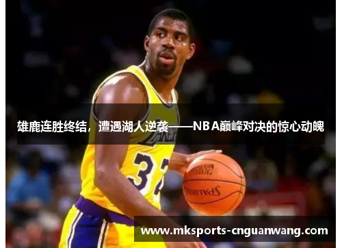 雄鹿连胜终结，遭遇湖人逆袭——NBA巅峰对决的惊心动魄